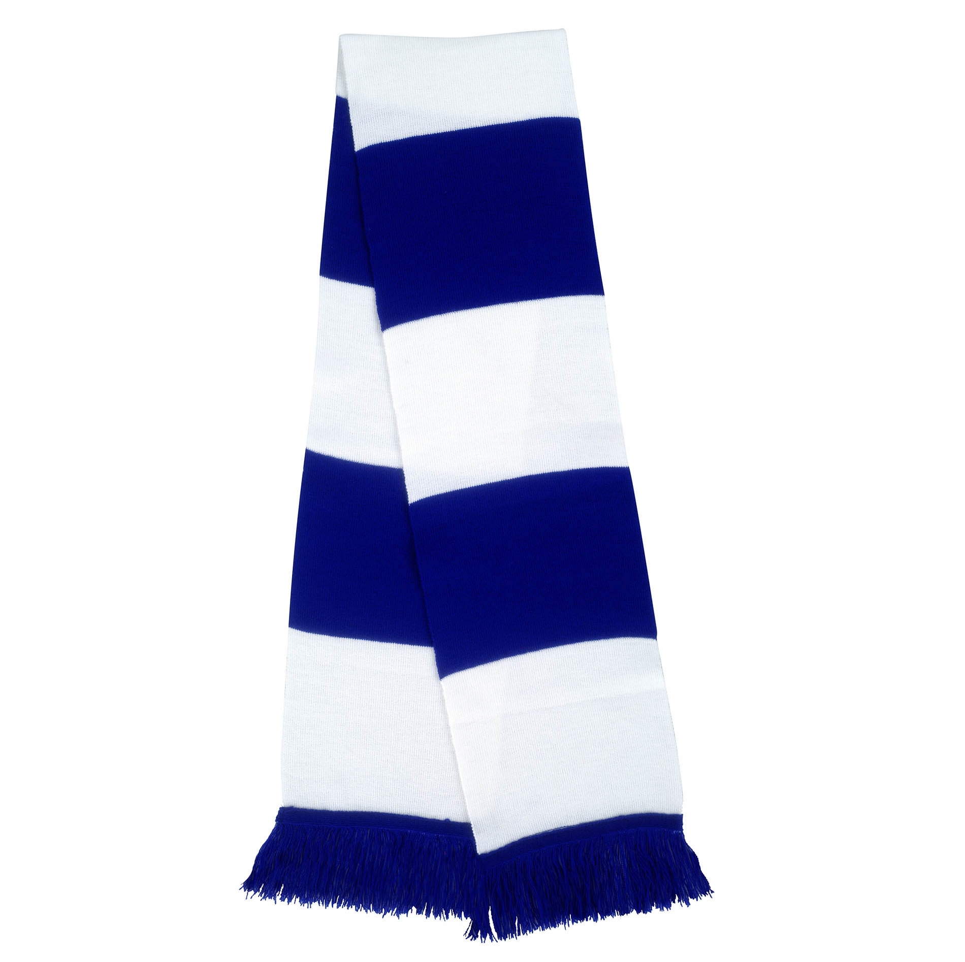 Team Scarf Royal/White Royal, à personnaliser avec le logo de votre club. Team Scarf Royal/White Royal