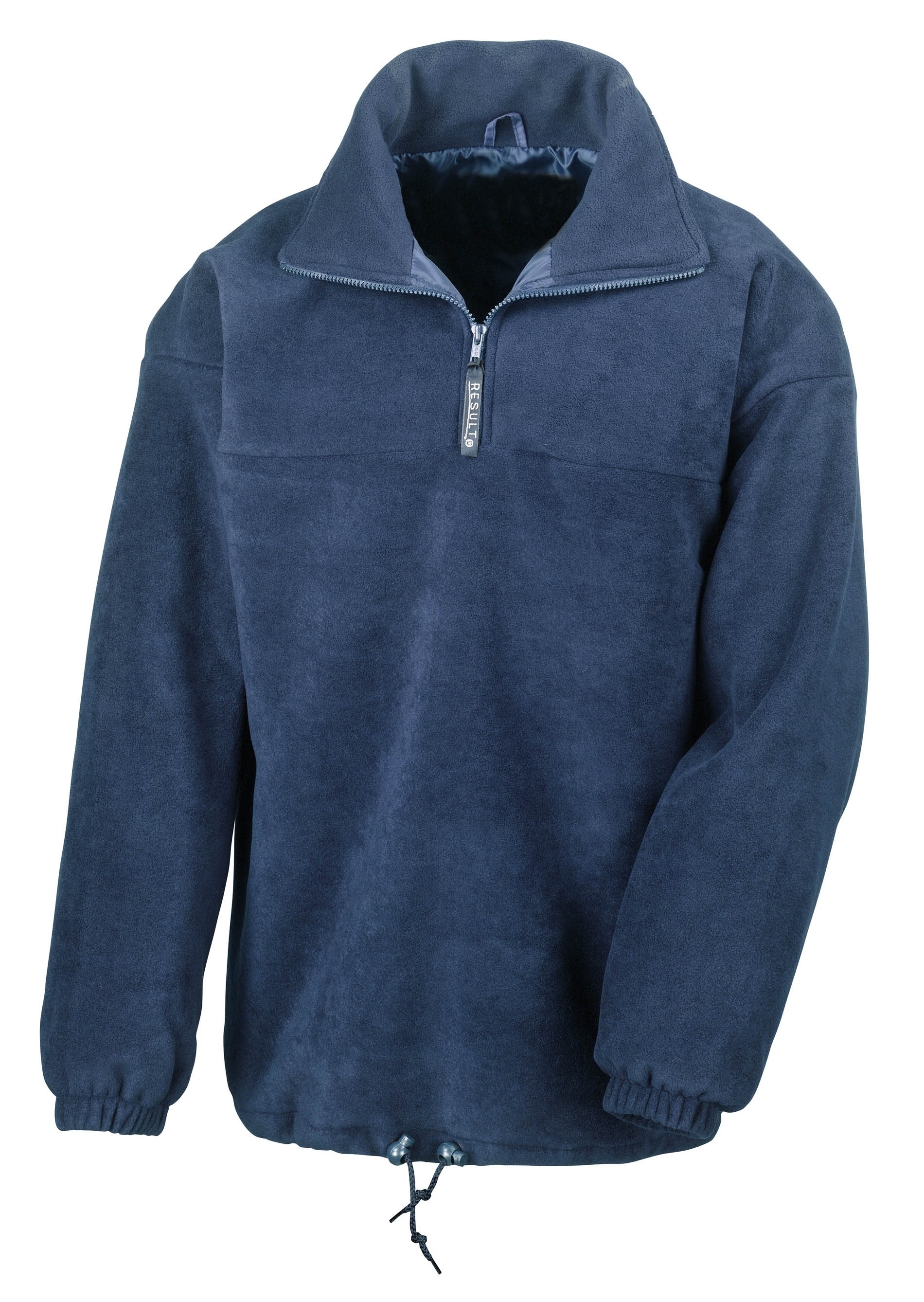 Polaire doublée LINED col zippé Navy Bleu, à personnaliser avec le logo de votre club. Polaire doublée LINED col zippé Navy Bleu