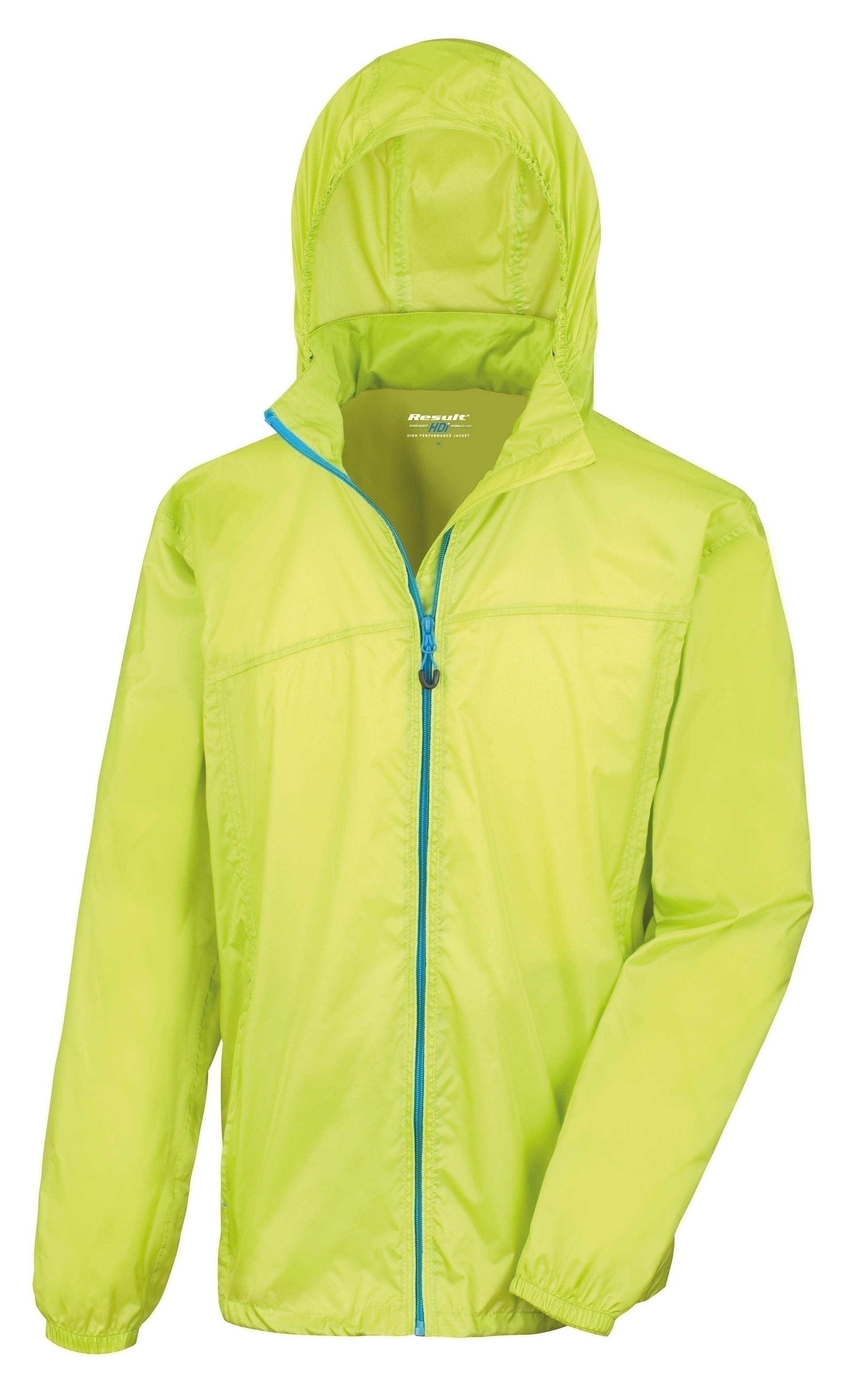 Coupe-vent Hydradri3000 Lime / Royal Vert, à personnaliser avec le logo de votre club. Coupe-vent Hydradri3000 Lime / Royal Vert