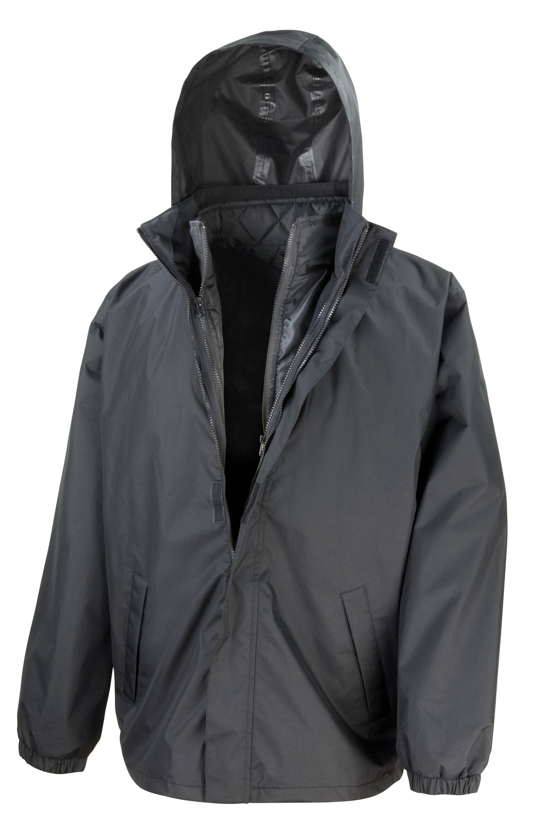 PARKA 3 EN 1 CORE Black Noir, à personnaliser avec le logo de votre club. PARKA 3 EN 1 CORE Black Noir