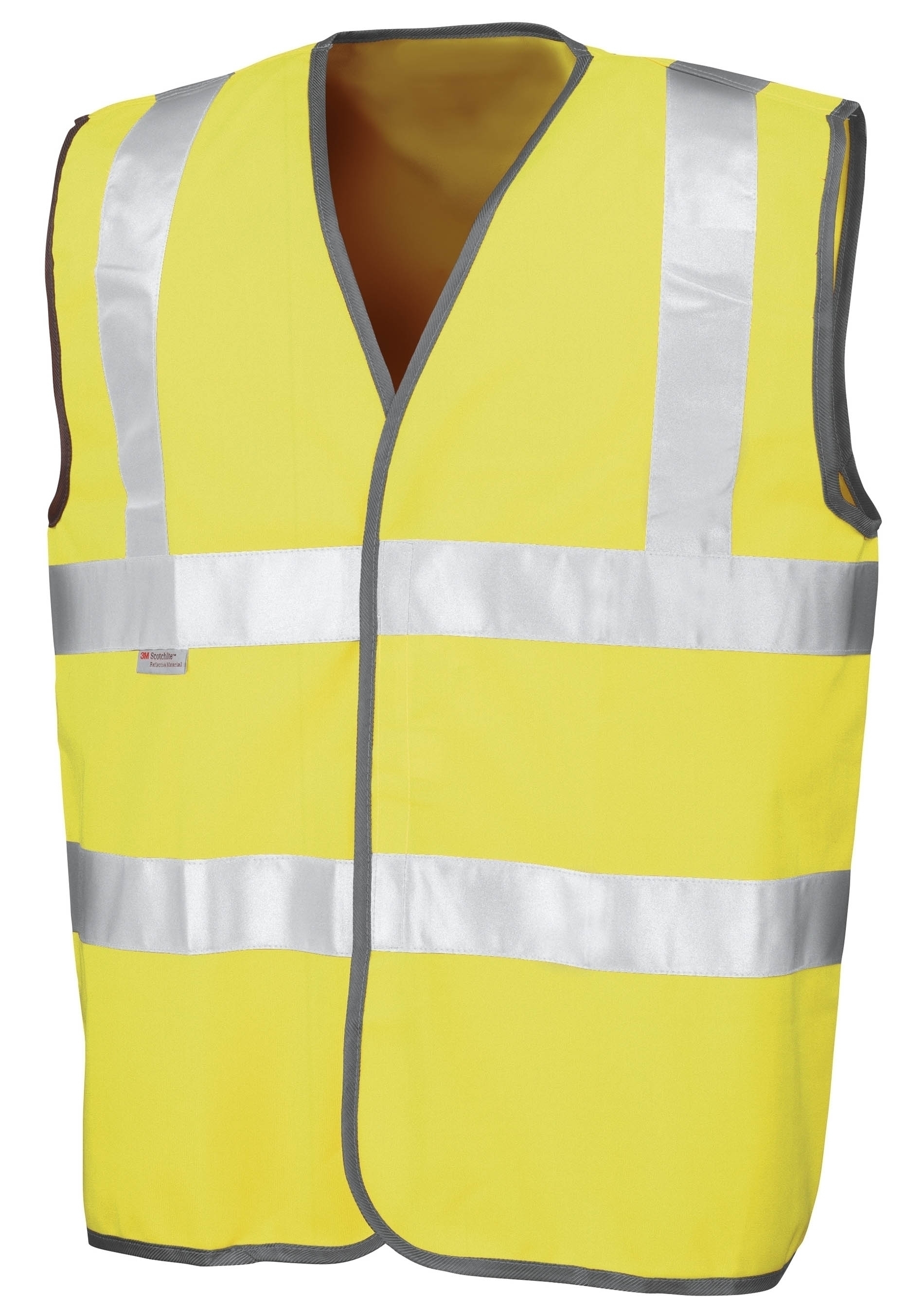 Safety Hi-Vis Vest Fluorescent Yellow Jaune, à personnaliser avec le logo de votre club. Safety Hi-Vis Vest Fluorescent Yellow Jaune