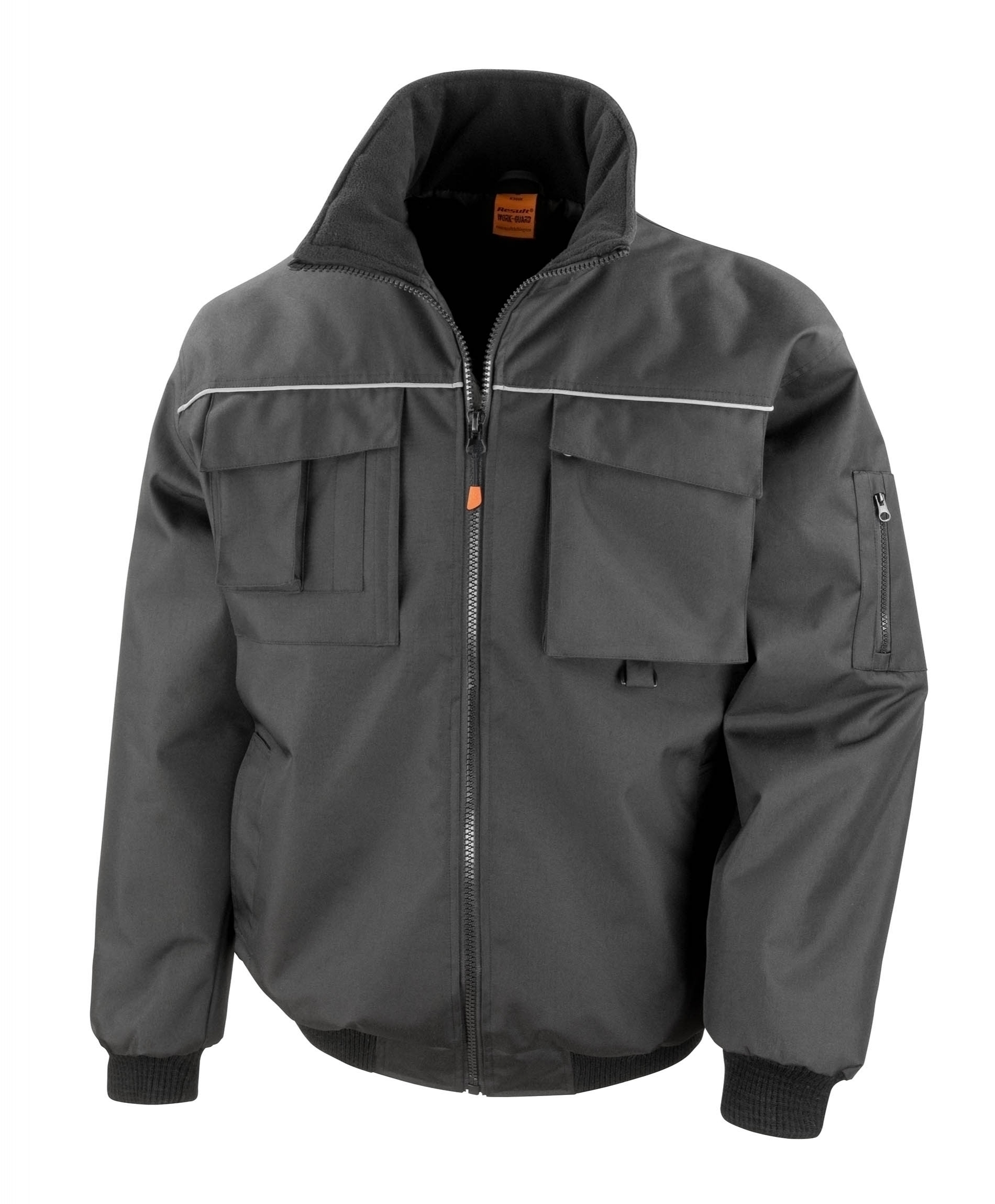 VESTE PILOTE SABRE Black Noir, à personnaliser avec le logo de votre club. VESTE PILOTE SABRE Black Noir