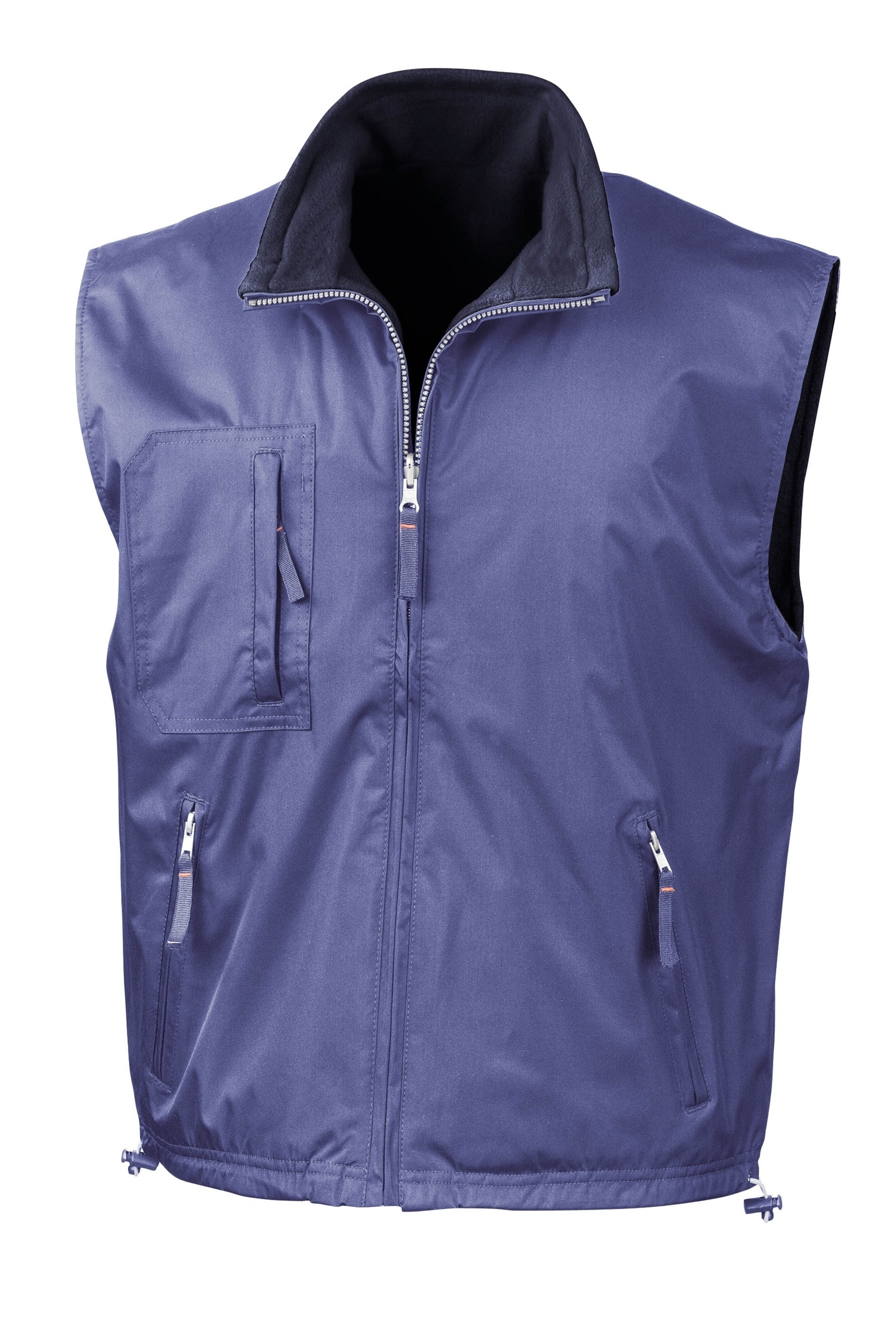 REVERSIBLE PONGEEBODYWARMER _Bodywarmer réversible Royal Blue / Navy Bleu, à personnaliser avec le logo de votre club. REVERSIBLE PONGEEBODYWARMER _Bodywarmer réversible Royal Blue / Navy Bleu