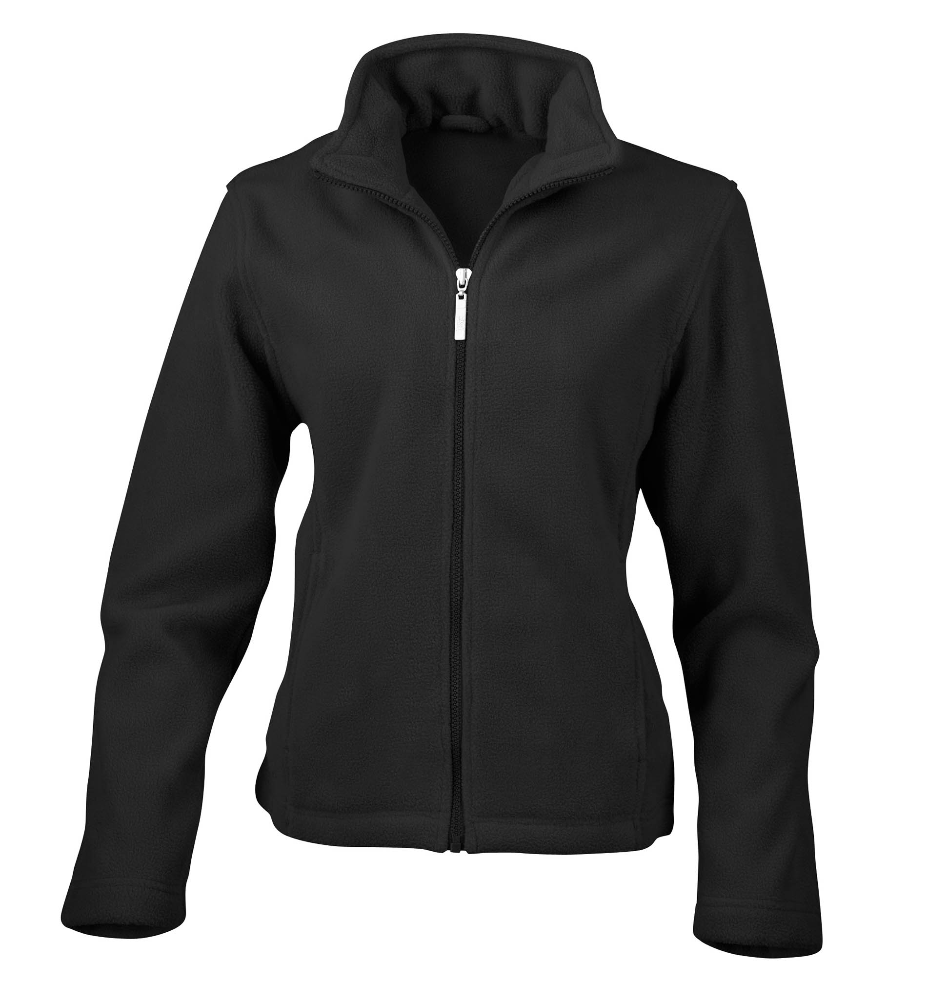 VESTE POLAIRE FEMME Black Noir, à personnaliser avec le logo de votre club. VESTE POLAIRE FEMME Black Noir