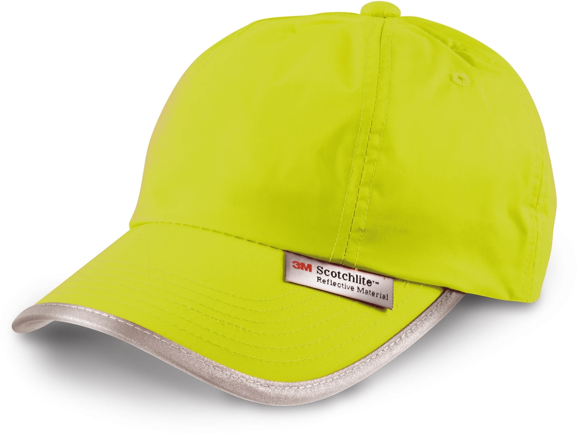 Reflective Cap Fluorescent Yellow Jaune, à personnaliser avec le logo de votre club. Reflective Cap Fluorescent Yellow Jaune