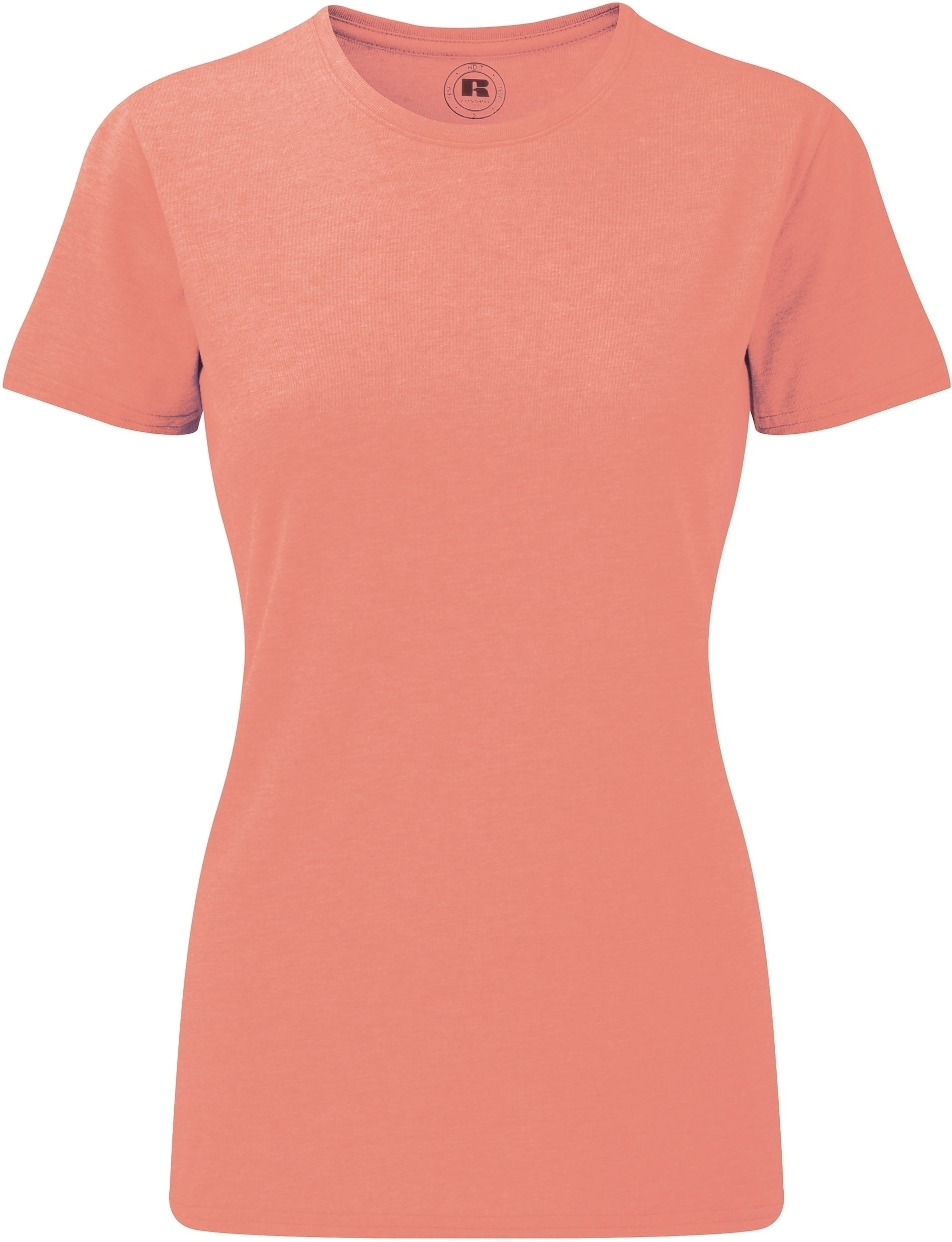 T-SHIRT FEMME COL ROND HD Coral Marl rose, à personnaliser avec le logo de votre club. T-SHIRT FEMME COL ROND HD Coral Marl rose