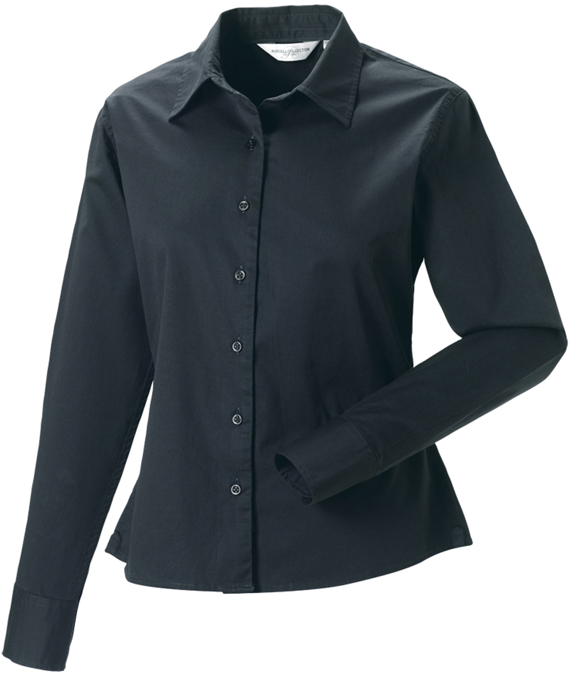 Chemise Manches Longues Coupe Classique en Coton Sergé Femme Zinc Jaune, à personnaliser avec le logo de votre club. Chemise Manches Longues Coupe Classique en Coton Sergé Femme Zinc Jaune