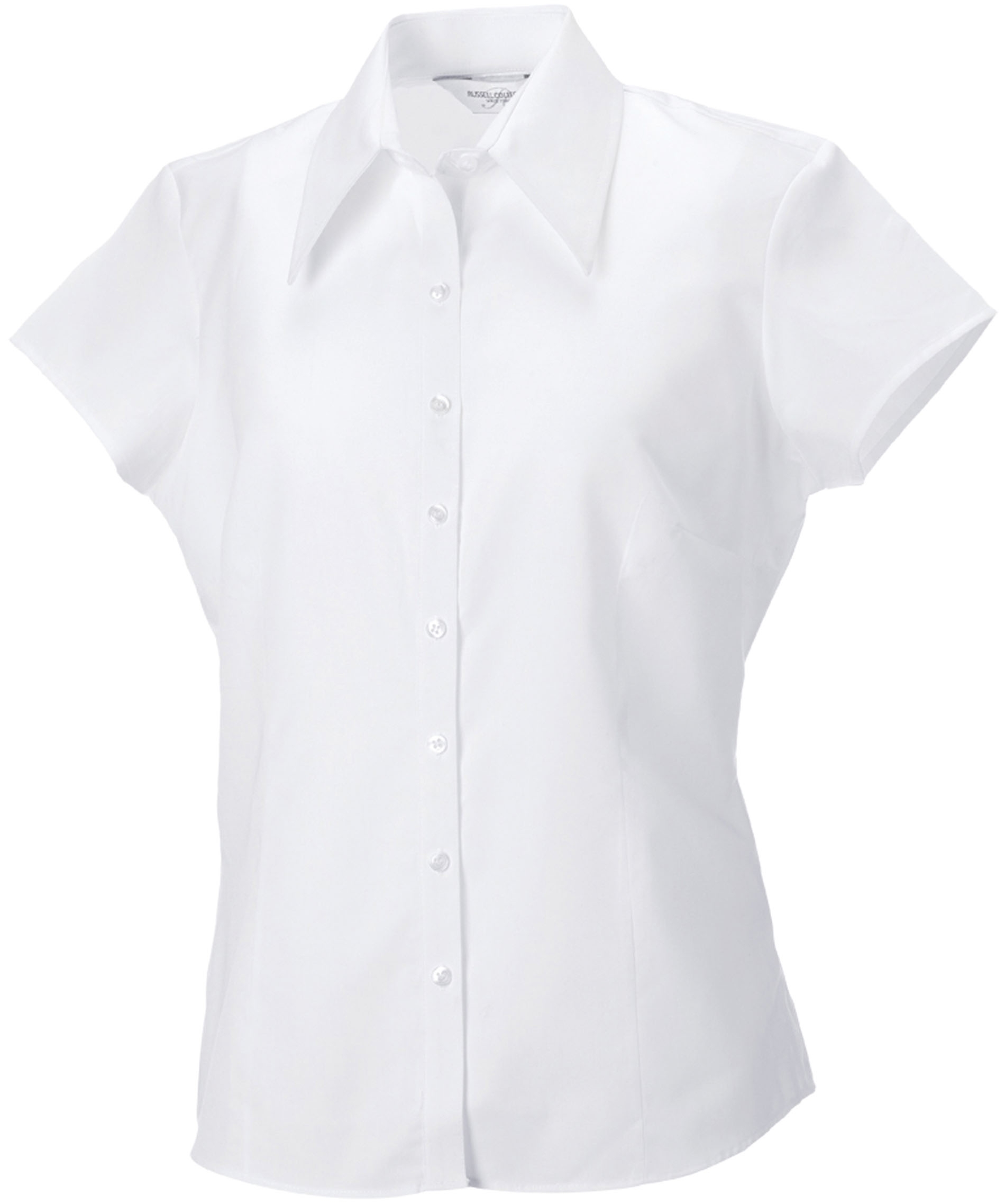 CHEMISE FEMME AVEC MANCHERONS TENCEL® White Blanc, à personnaliser avec le logo de votre club. CHEMISE FEMME AVEC MANCHERONS TENCEL® White Blanc