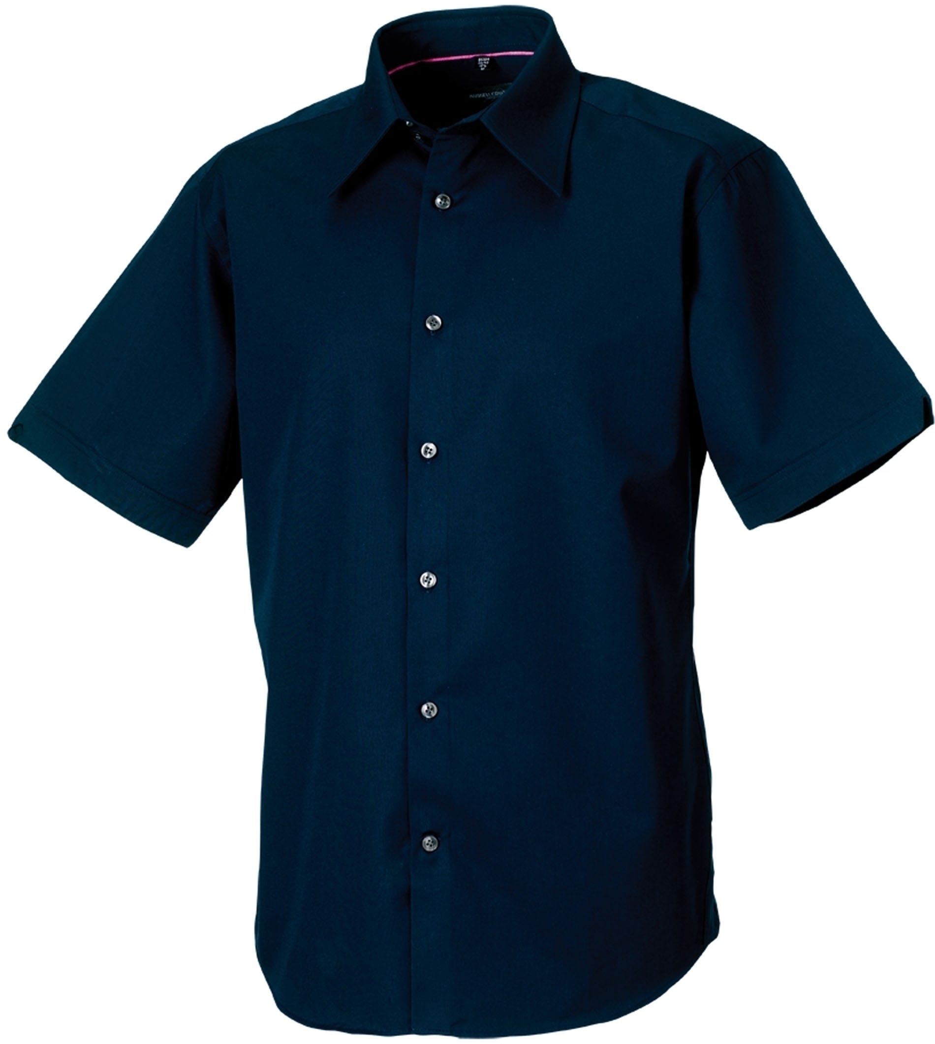CHEMISE HOMME MANCHES COURTES TENCEL® Navy Bleu, à personnaliser avec le logo de votre club. CHEMISE HOMME MANCHES COURTES TENCEL® Navy Bleu