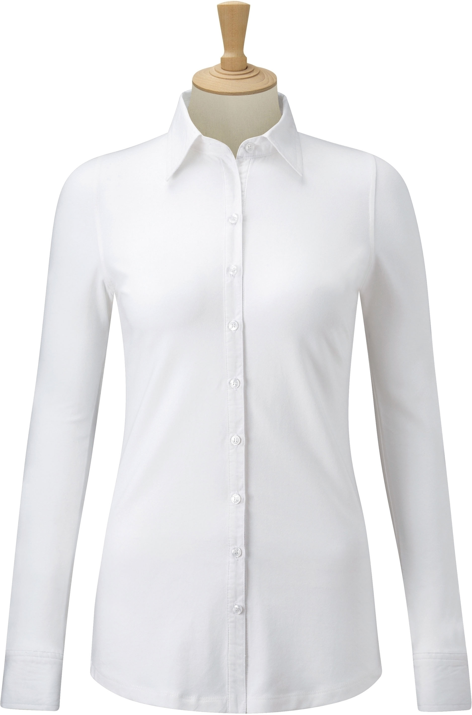 CHEMISE FEMME STRETCH MANCHES LONGUES White Blanc, à personnaliser avec le logo de votre club. CHEMISE FEMME STRETCH MANCHES LONGUES White Blanc