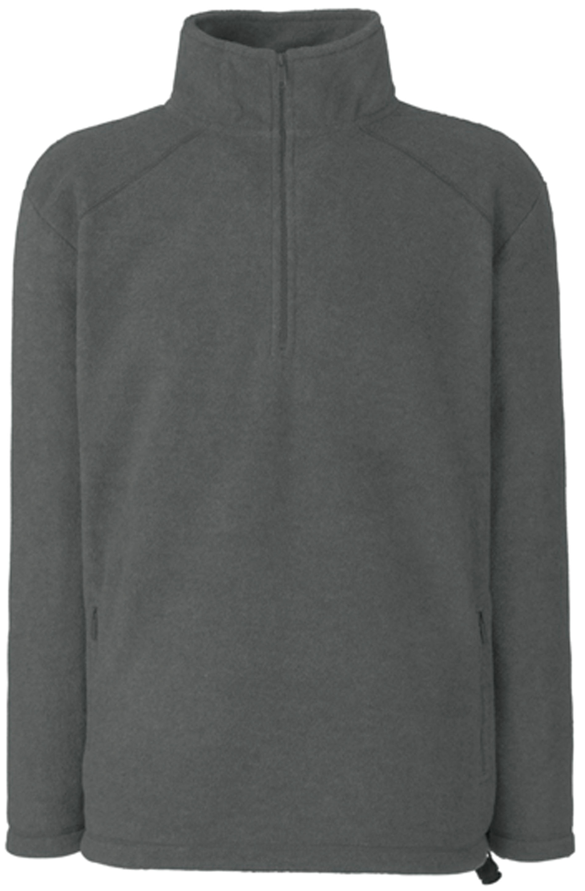 OUTDOOR HALF ZIP FLEECE _Polaire col zippé Smoke Grey Gris, à personnaliser avec le logo de votre club. OUTDOOR HALF ZIP FLEECE _Polaire col zippé Smoke Grey Gris