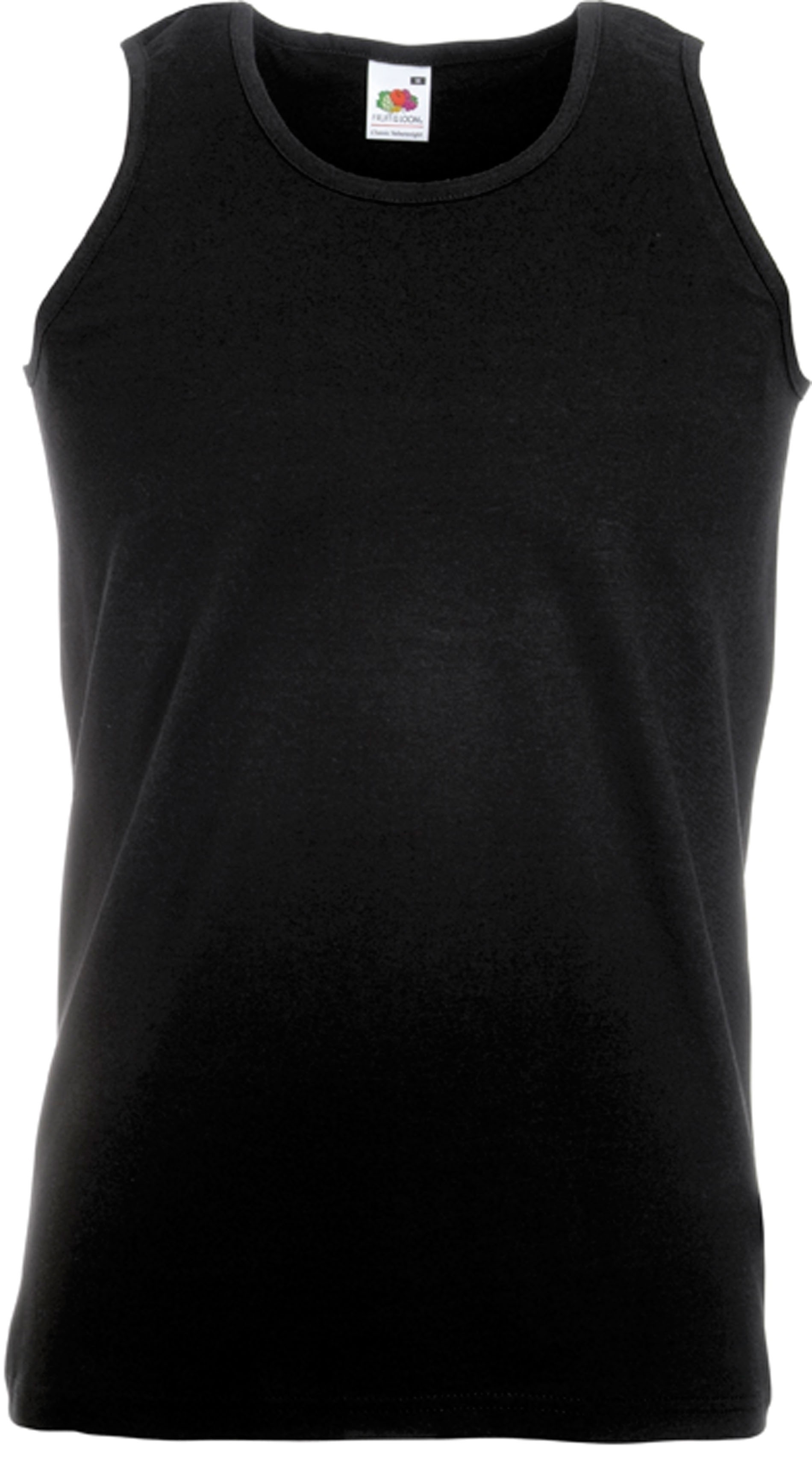 Débardeur homme ATHLETIC Black Noir, à personnaliser avec le logo de votre club. Débardeur homme ATHLETIC Black Noir