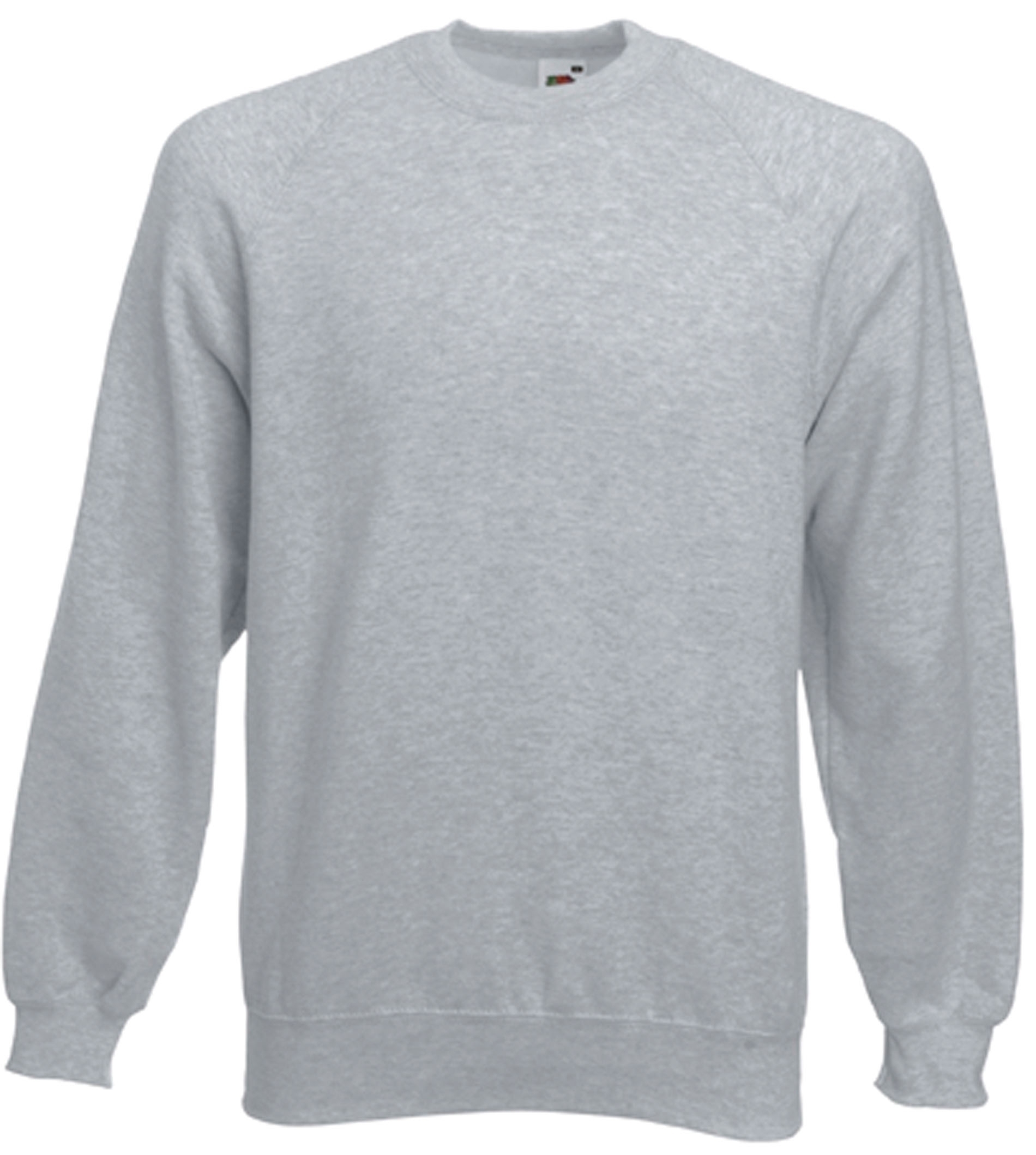 SWEAT-SHIRT MANCHES RAGLAN (62-216-0) Gris Heather Grey, à personnaliser avec le logo de votre club. SWEAT-SHIRT MANCHES RAGLAN (62-216-0) Gris Heather Grey