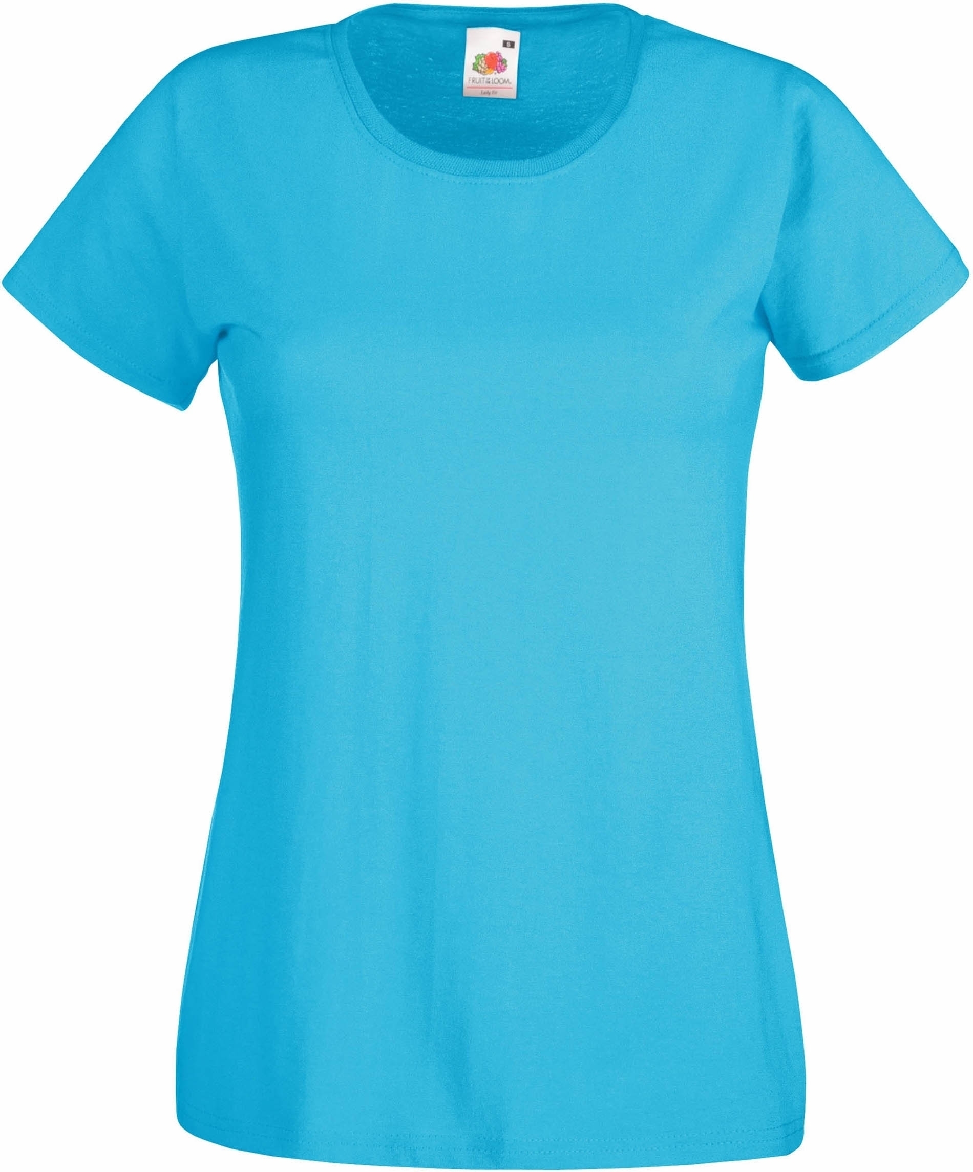 T-SHIRT FEMME VALUEWEIGHT (61-372-0) Azur Blue Bleu, à personnaliser avec le logo de votre club. T-SHIRT FEMME VALUEWEIGHT (61-372-0) Azur Blue Bleu