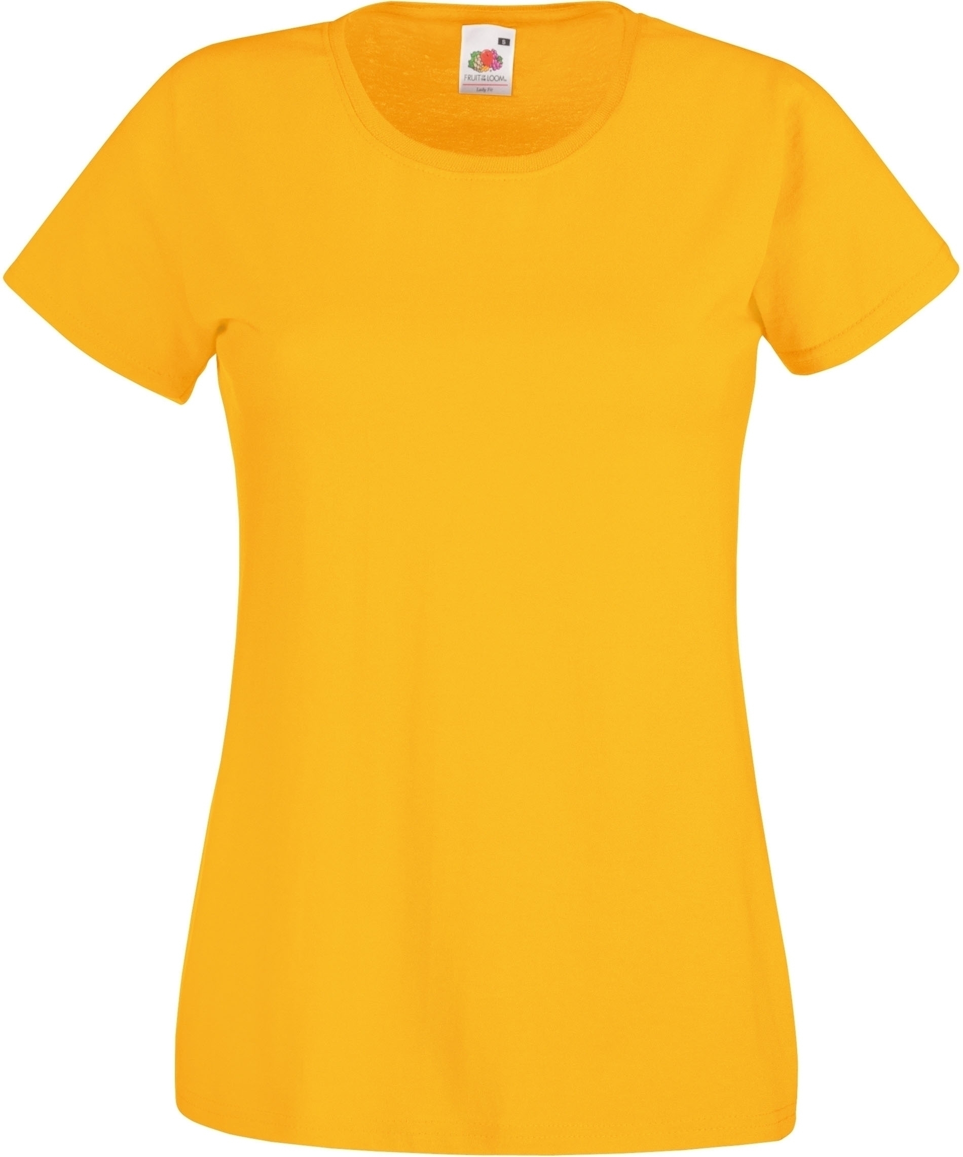 T-SHIRT FEMME VALUEWEIGHT (61-372-0) Sunflower Jaune, à personnaliser avec le logo de votre club. T-SHIRT FEMME VALUEWEIGHT (61-372-0) Sunflower Jaune