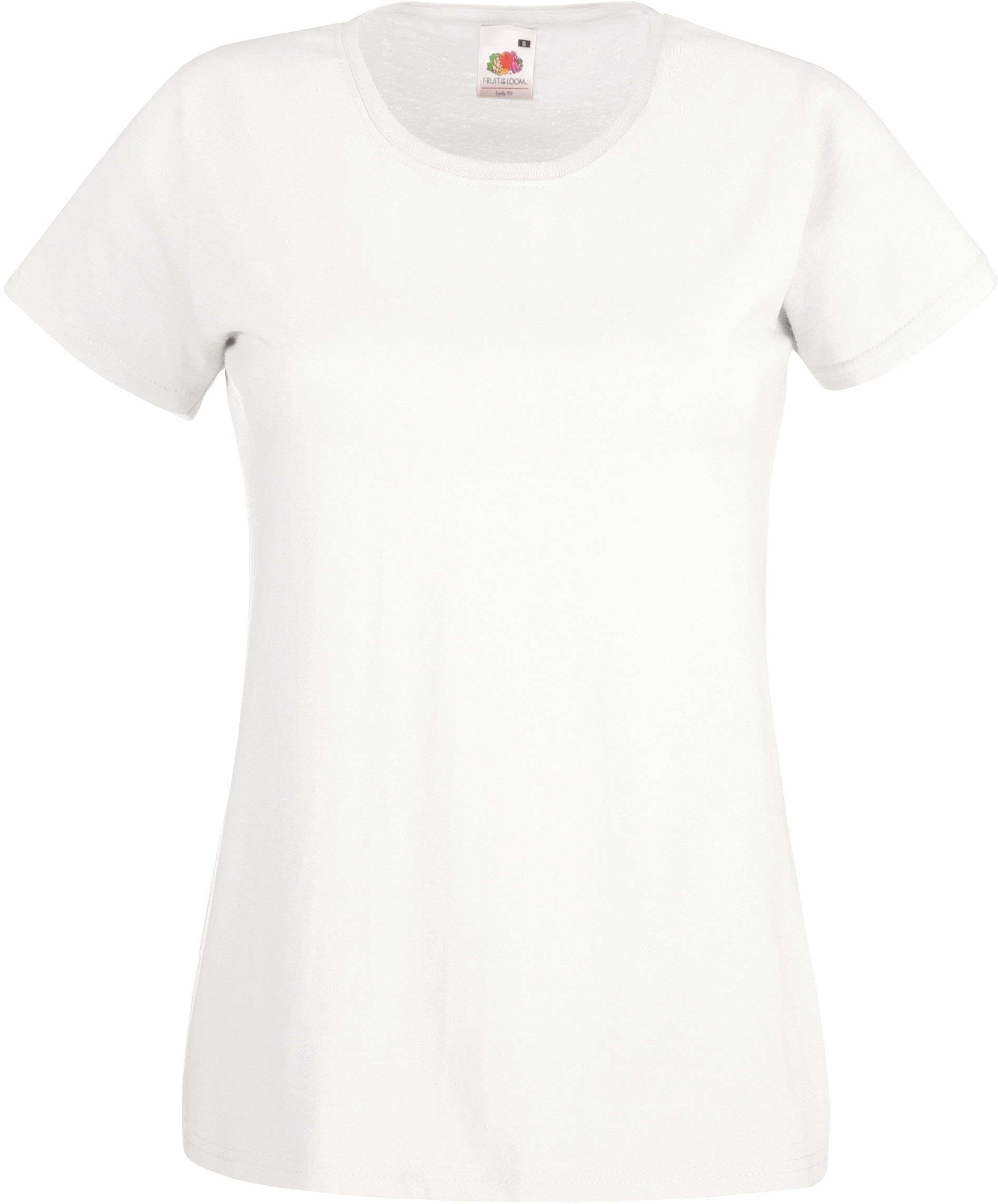 T-SHIRT FEMME VALUEWEIGHT (61-372-0) White Blanc, à personnaliser avec le logo de votre club. T-SHIRT FEMME VALUEWEIGHT (61-372-0) White Blanc