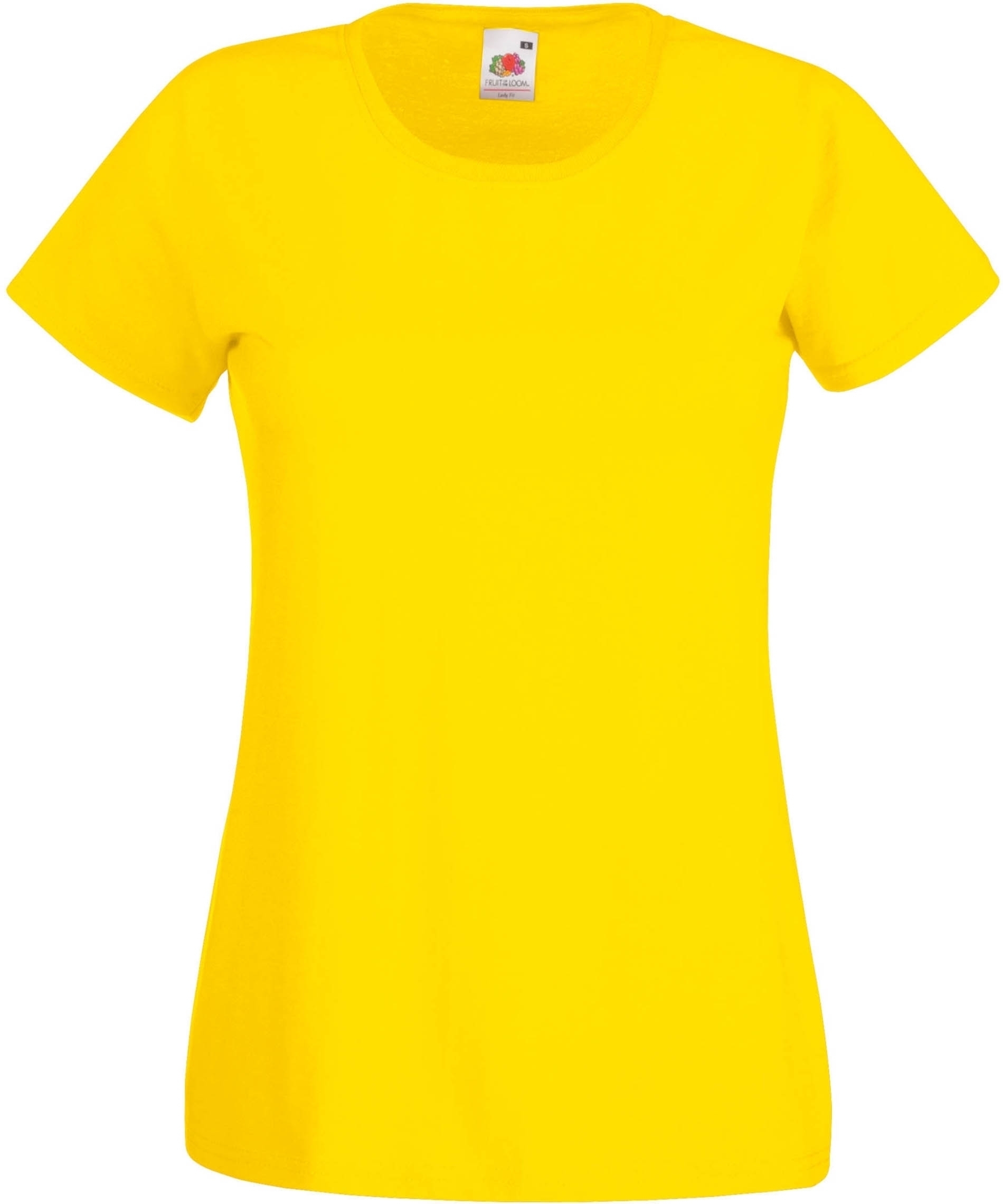 T-SHIRT FEMME VALUEWEIGHT (61-372-0) Yellow Jaune, à personnaliser avec le logo de votre club. T-SHIRT FEMME VALUEWEIGHT (61-372-0) Yellow Jaune