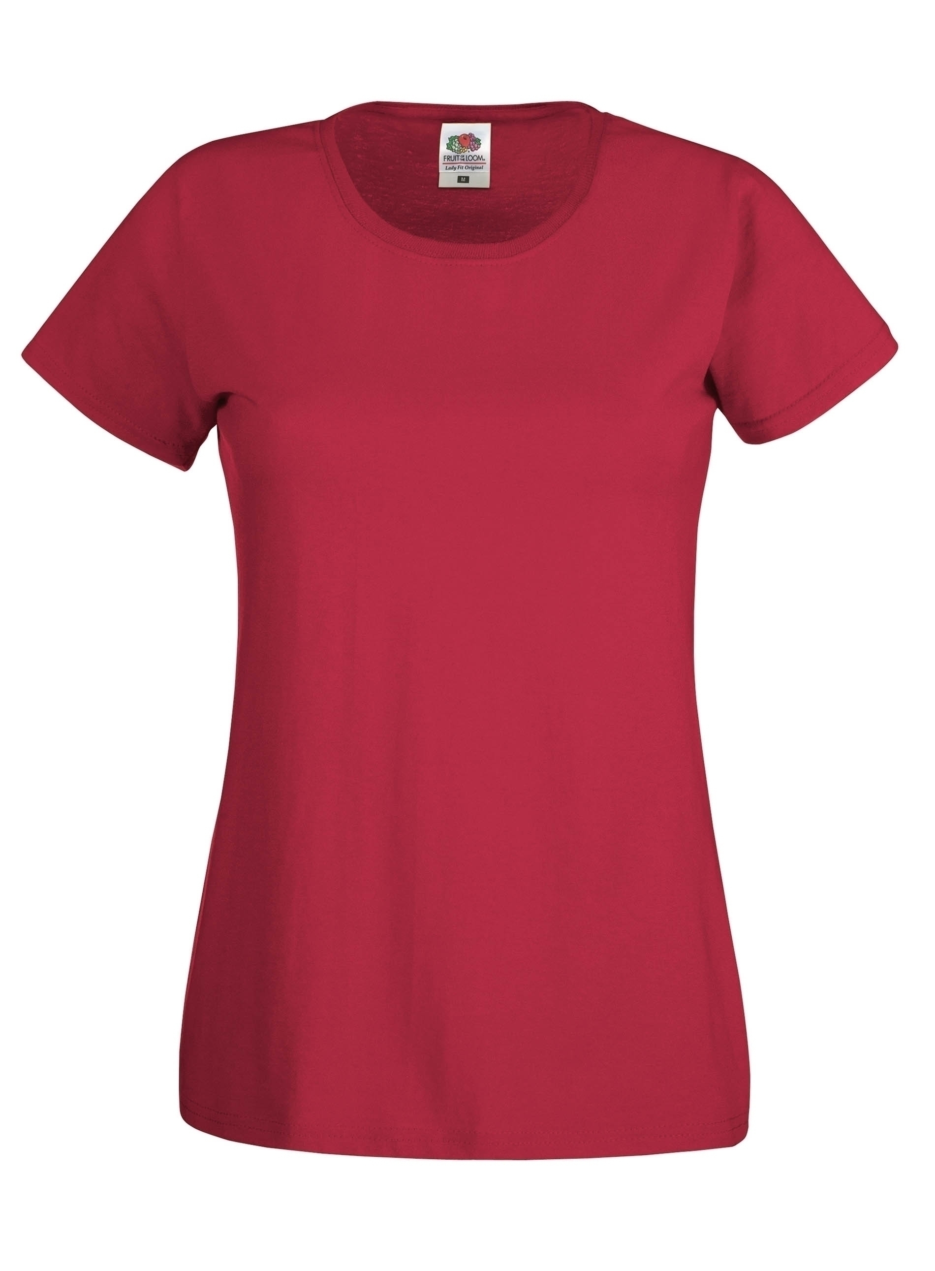 T-shirt Femme Original-T (Full Cut 61-420-0) Brick Red Rouge, à personnaliser avec le logo de votre club. T-shirt Femme Original-T (Full Cut 61-420-0) Brick Red Rouge