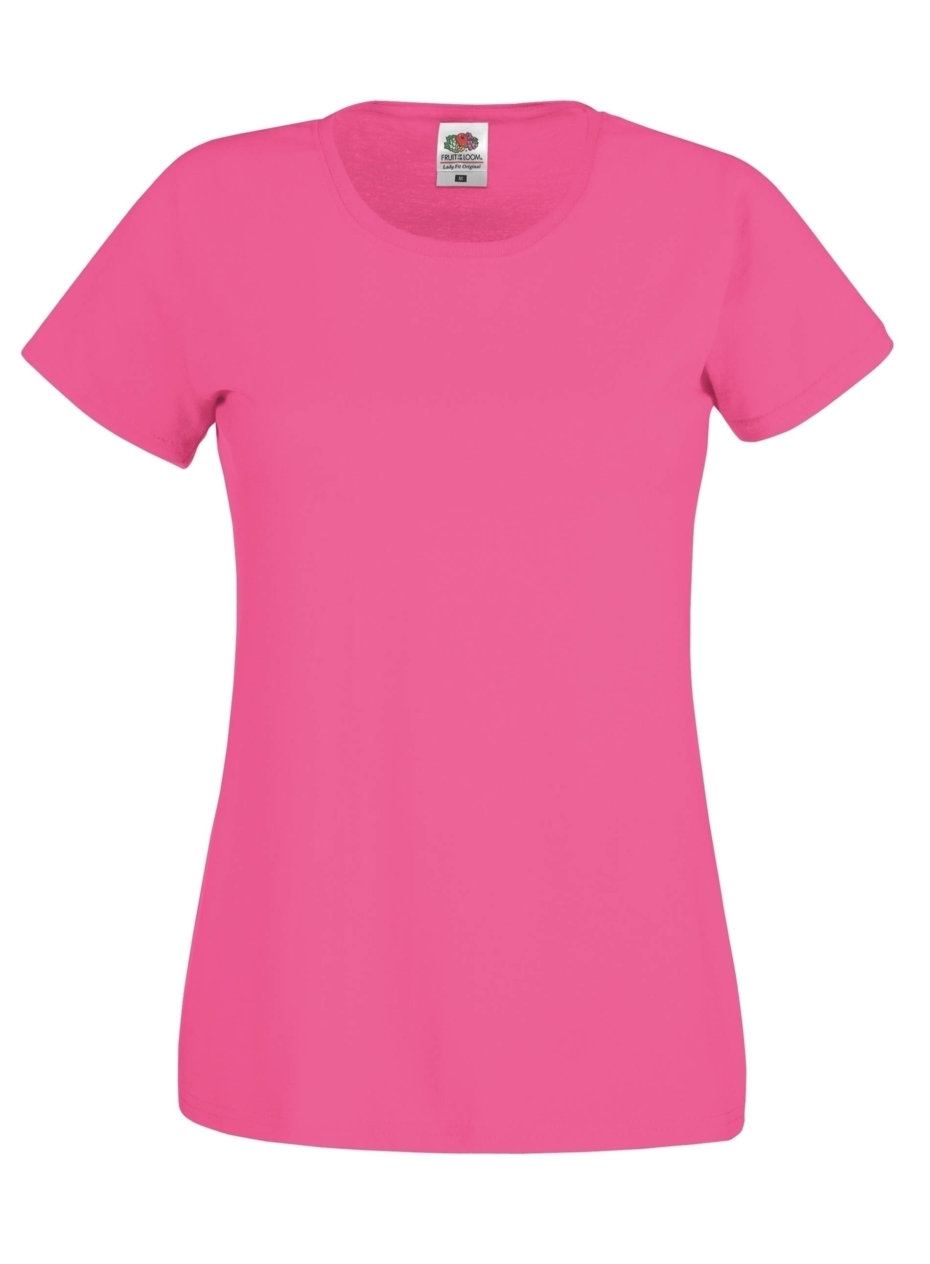 T-shirt Femme Original-T (Full Cut 61-420-0) Fuchsia Rose, à personnaliser avec le logo de votre club. T-shirt Femme Original-T (Full Cut 61-420-0) Fuchsia Rose