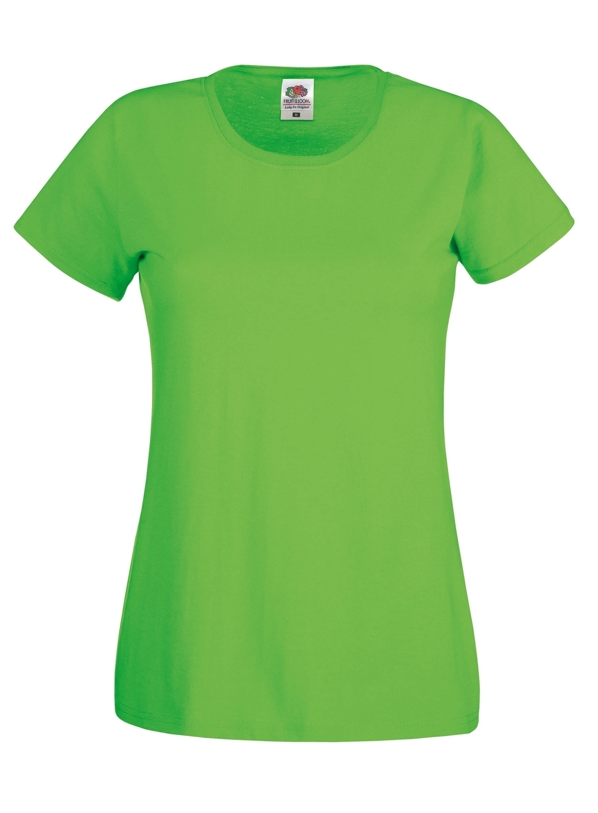 T-shirt Femme Original-T (Full Cut 61-420-0) Lime Vert, à personnaliser avec le logo de votre club. T-shirt Femme Original-T (Full Cut 61-420-0) Lime Vert