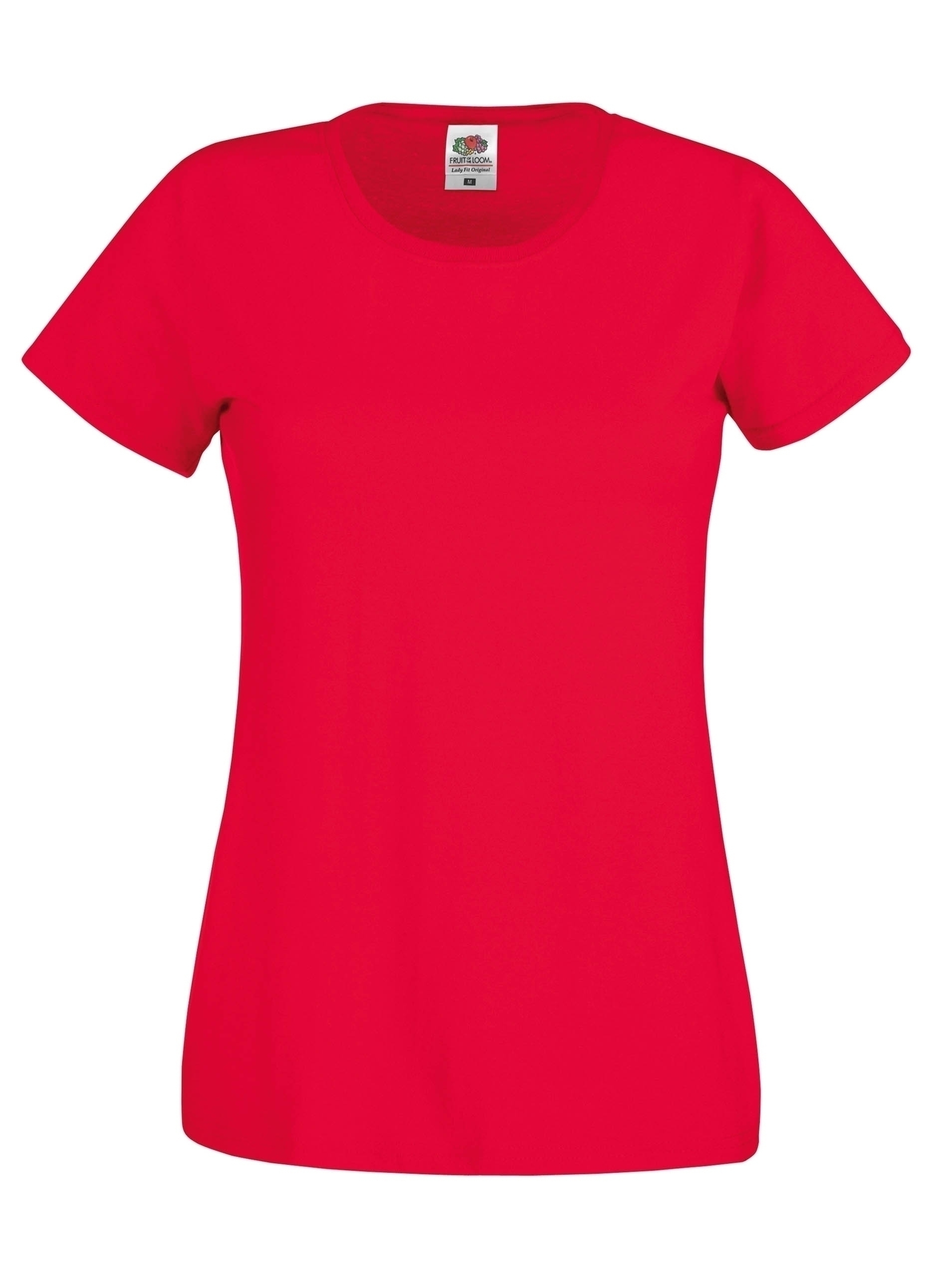 T-shirt Femme Original-T (Full Cut 61-420-0) Red Rouge, à personnaliser avec le logo de votre club. T-shirt Femme Original-T (Full Cut 61-420-0) Red Rouge