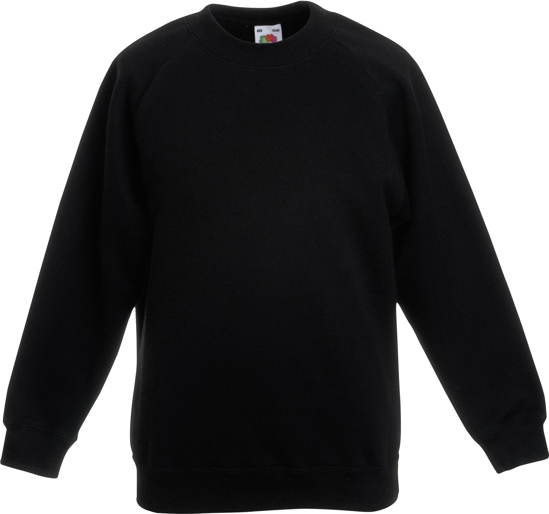 SWEAT-SHIRT ENFANT MANCHES RAGLAN (62-039-0) Black Noir, à personnaliser avec le logo de votre club. SWEAT-SHIRT ENFANT MANCHES RAGLAN (62-039-0) Black Noir