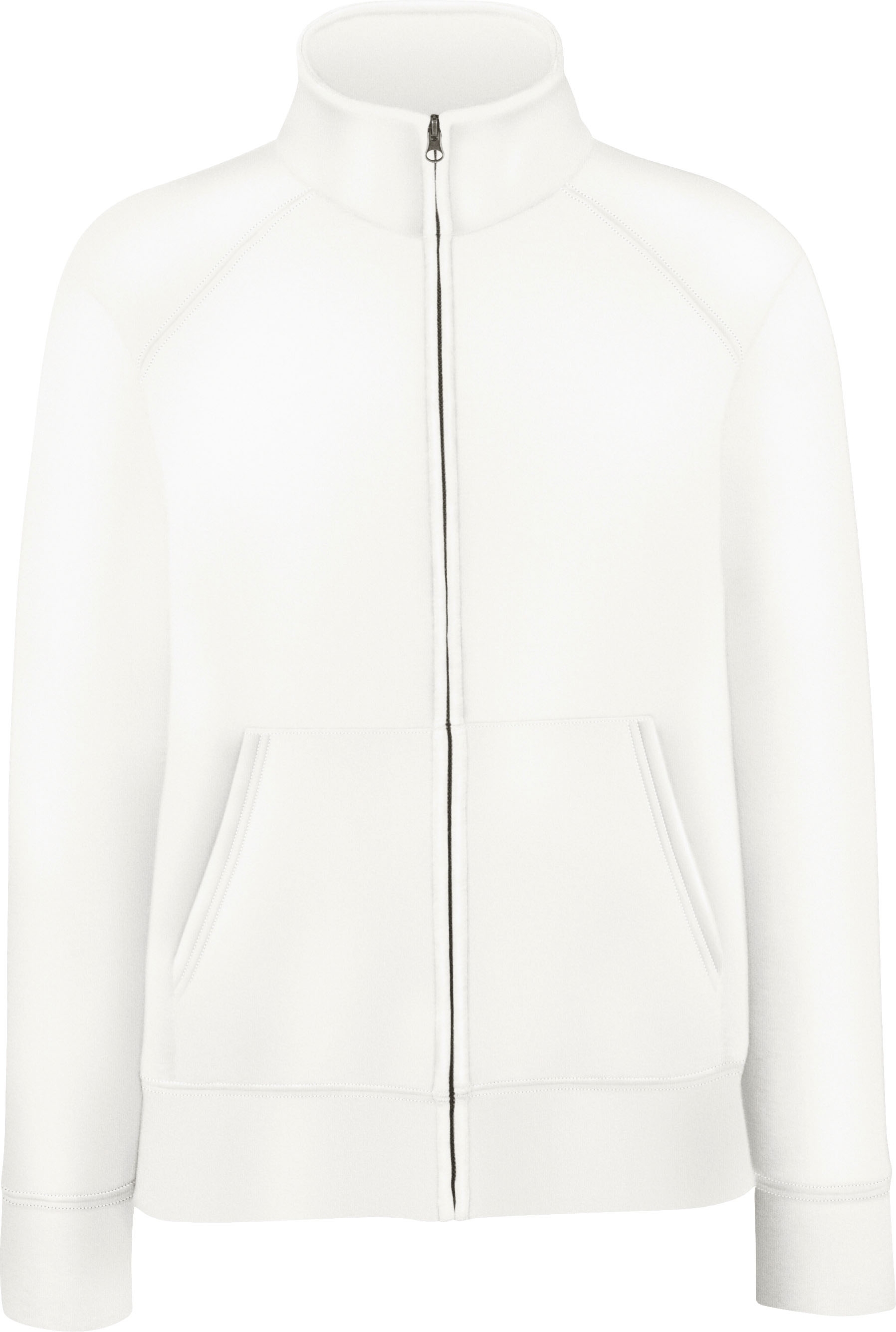 VESTE FEMME MOLLETON ZIPPÉE CLASSIC (62-116-0) White Blanc, à personnaliser avec le logo de votre club. VESTE FEMME MOLLETON ZIPPÉE CLASSIC (62-116-0) White Blanc