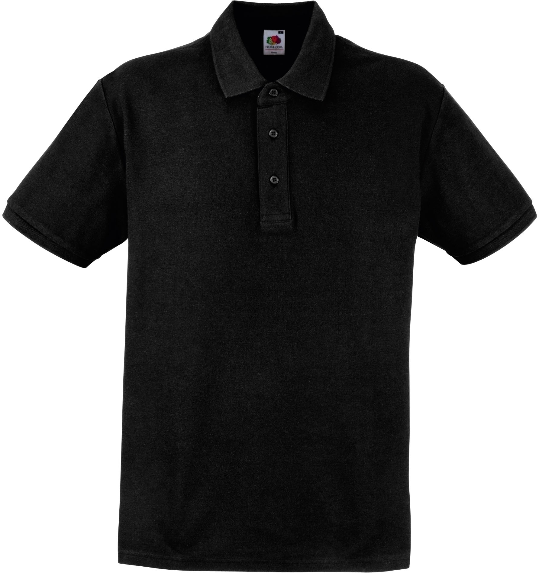 POLO HEAVY (63-000-0) Black Noir, à personnaliser avec le logo de votre club. POLO HEAVY (63-000-0) Black Noir