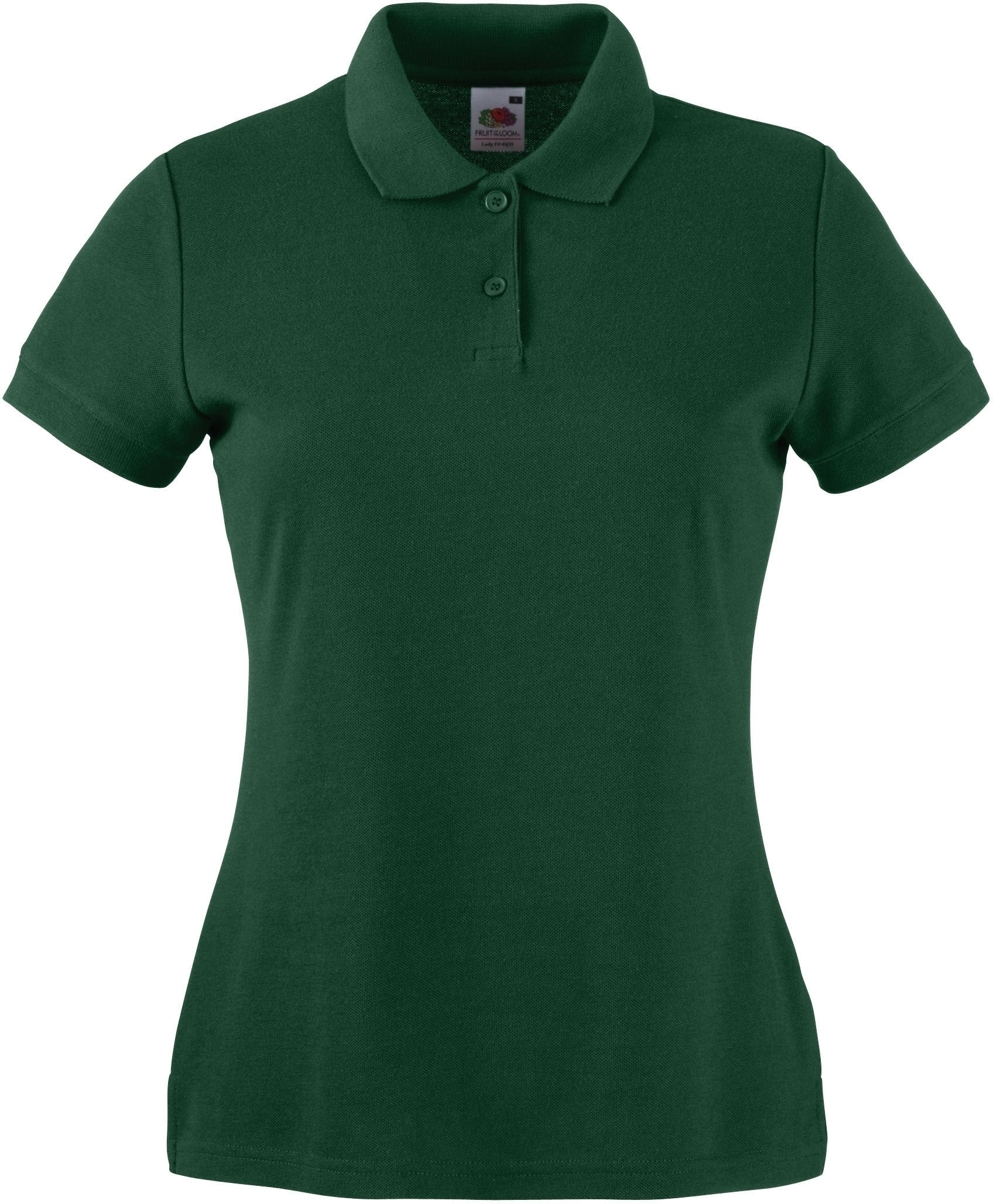 POLO FEMME 65/35 (63-212-0) Bottle Green Vert, à personnaliser avec le logo de votre club. POLO FEMME 65/35 (63-212-0) Bottle Green Vert