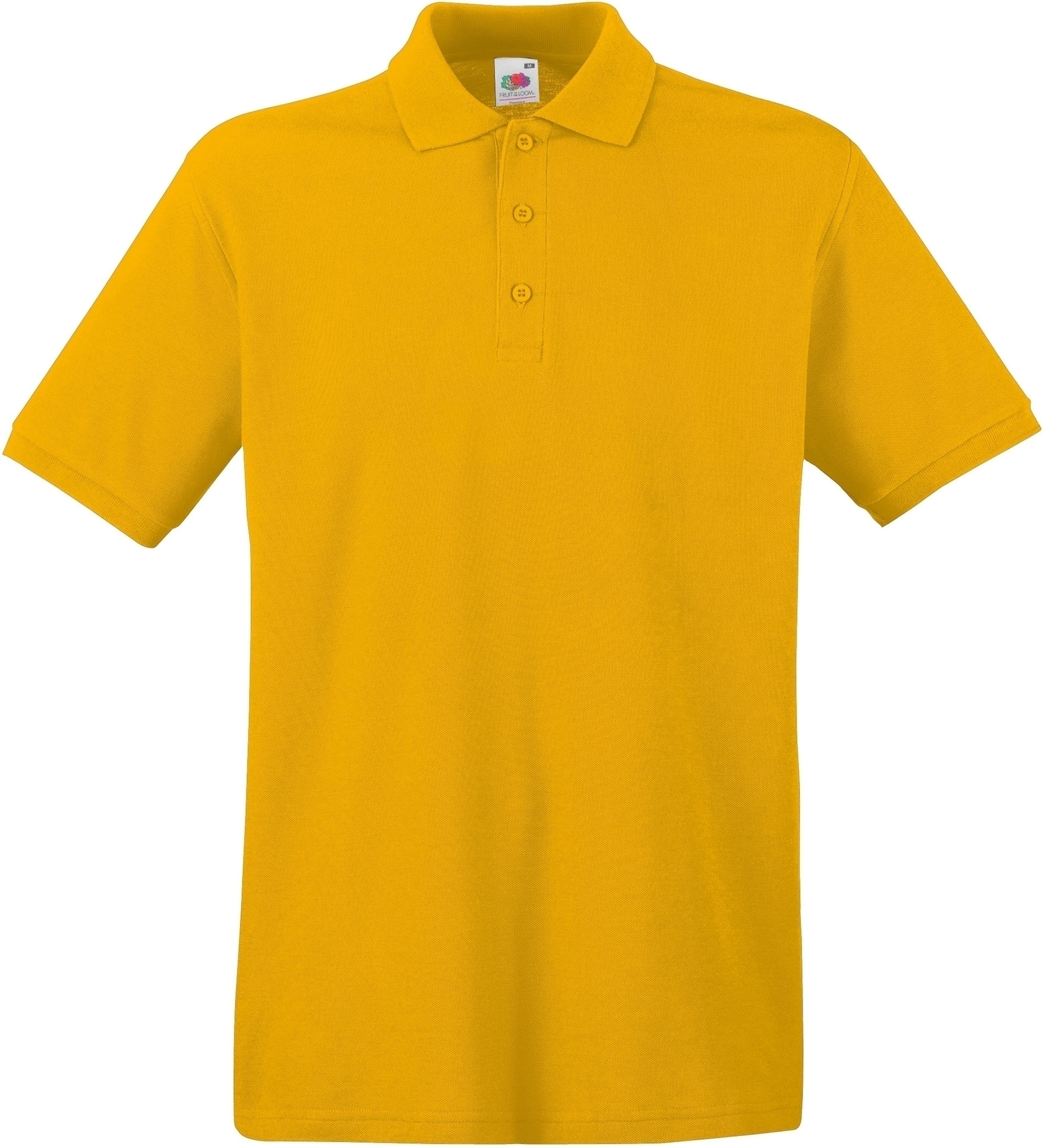 POLO PREMIUM (63-218-0) Sunflower Jaune, à personnaliser avec le logo de votre club. POLO PREMIUM (63-218-0) Sunflower Jaune