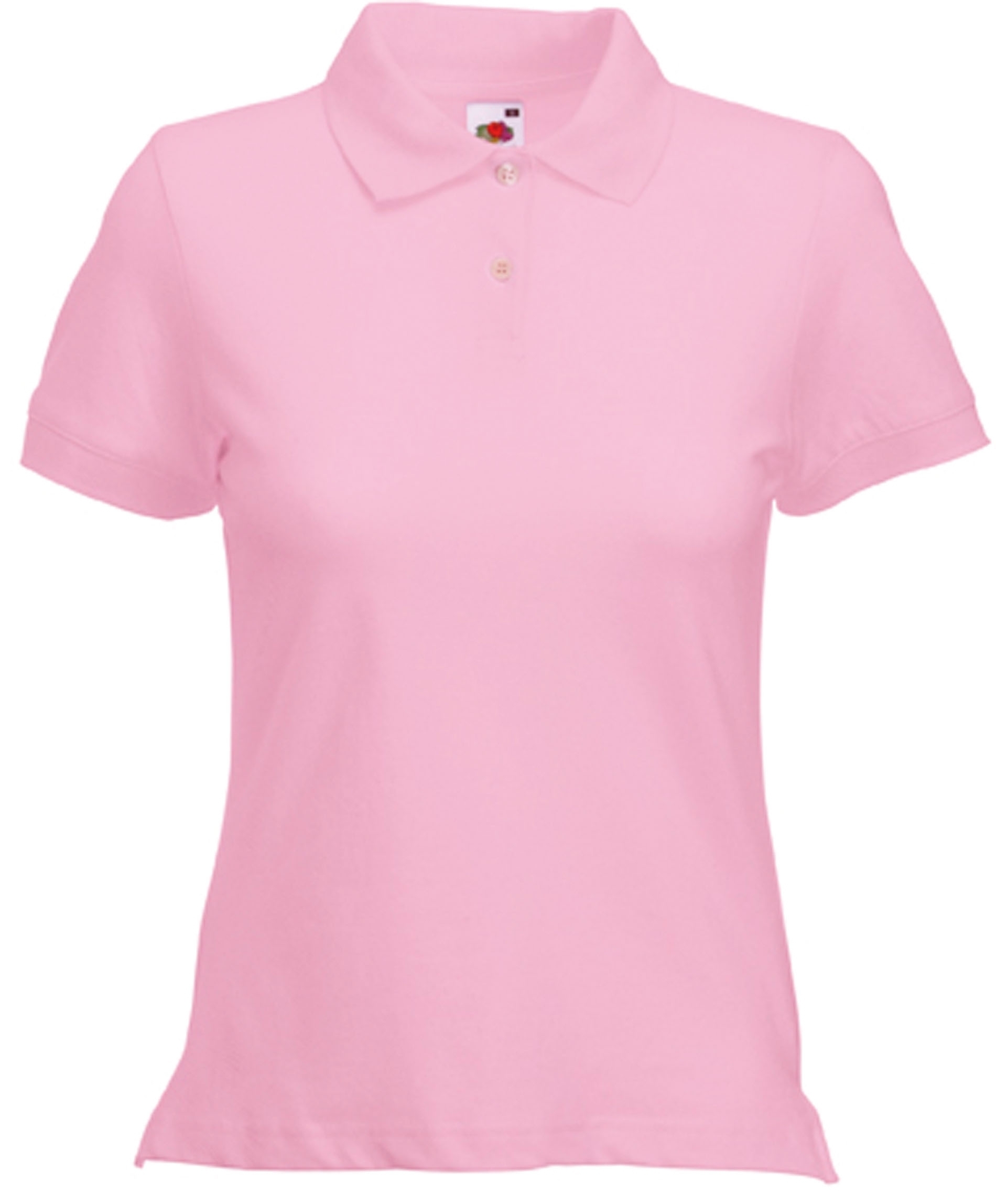 LADY FIT POLO_Polo femme cintré Light Pink Rose, à personnaliser avec le logo de votre club. LADY FIT POLO_Polo femme cintré Light Pink Rose