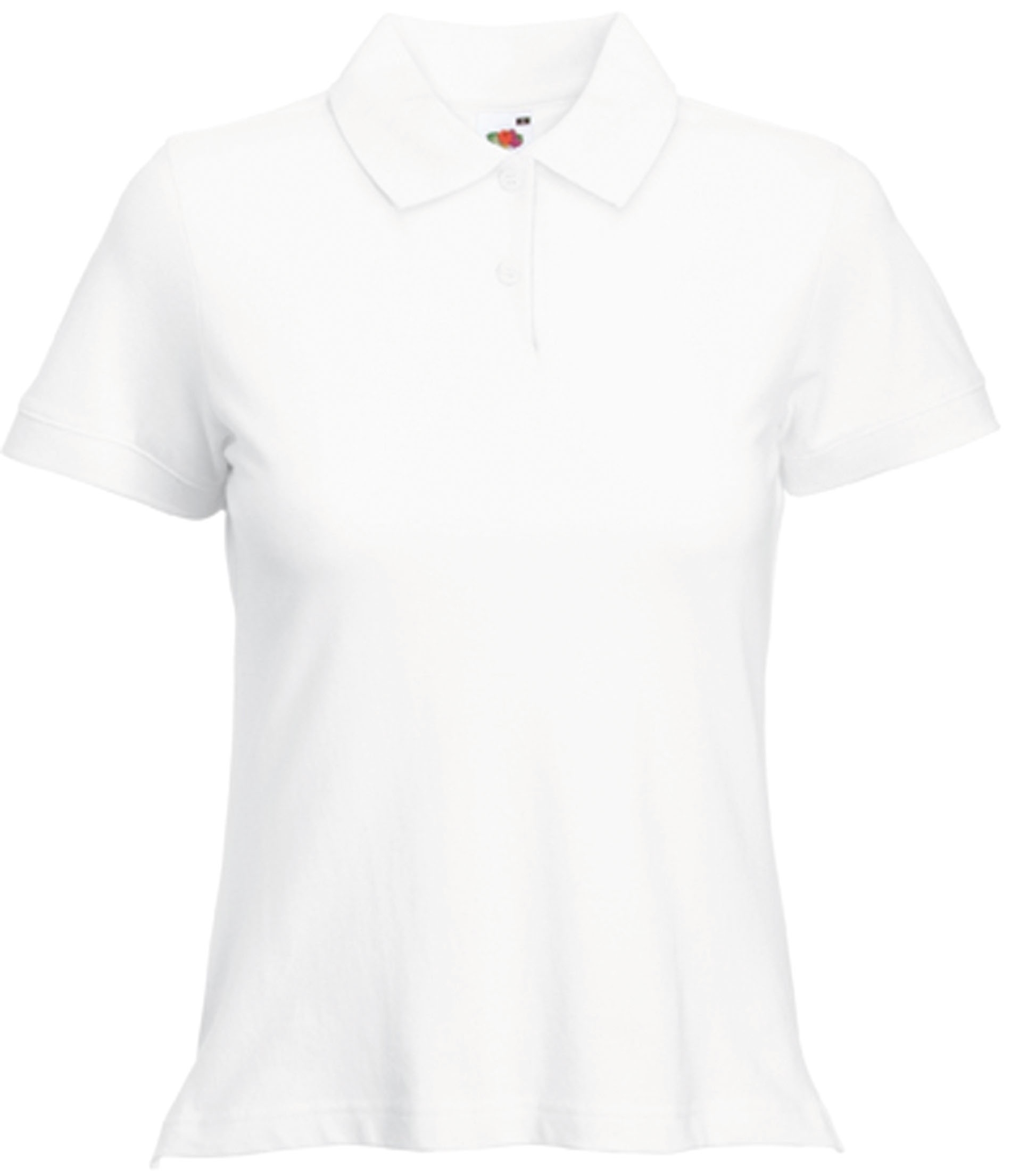 POLO FEMME MOULANT (63-560-0) White Blanc, à personnaliser avec le logo de votre club. POLO FEMME MOULANT (63-560-0) White Blanc